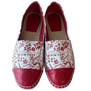 Tory Burch‎ Destination Graphic Print Espadrilles 8.5